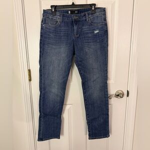 Kut from the Kloth Dark Wash Straight Leg Jeans